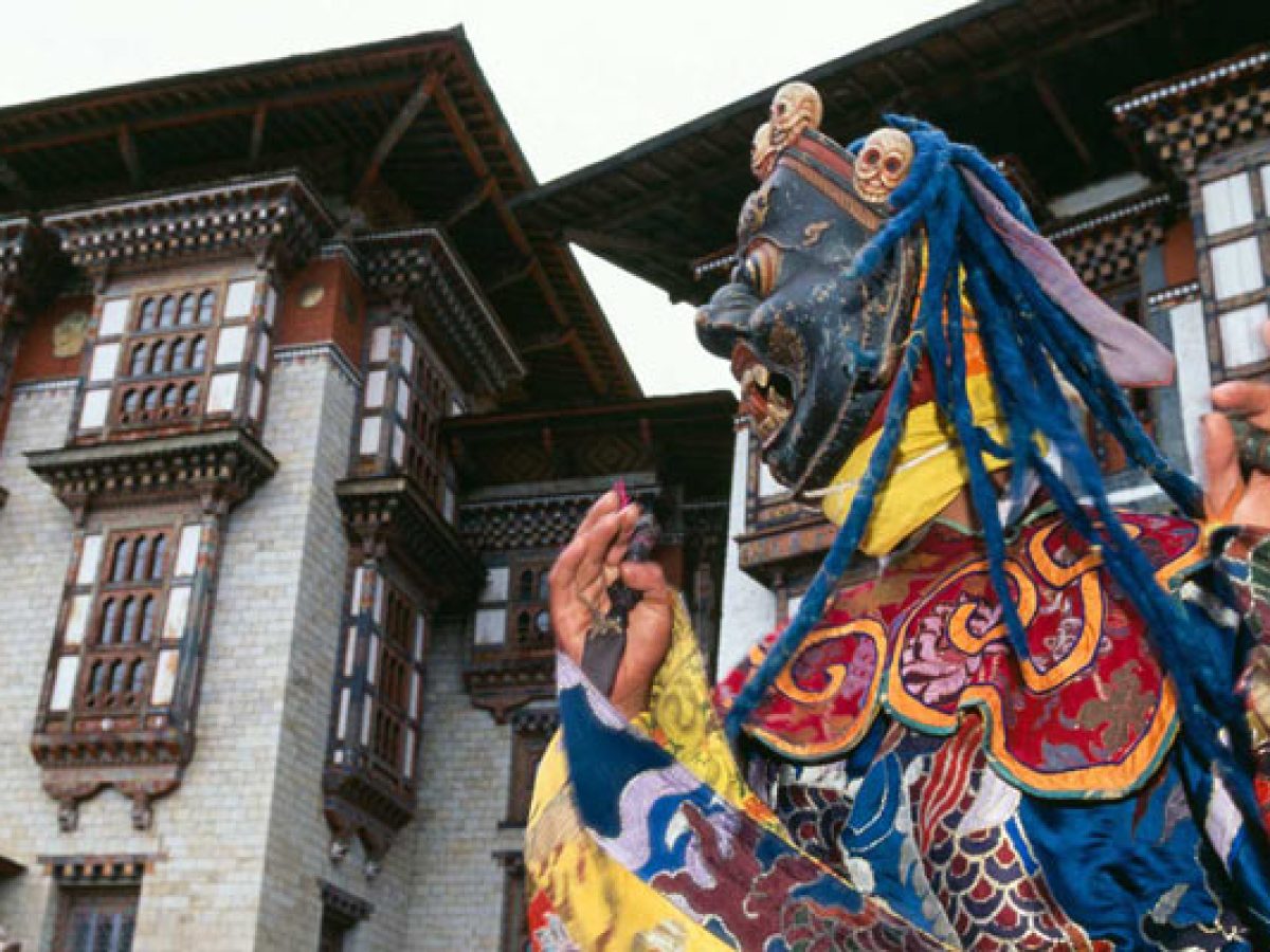 Kurjey Tshechu 2026 monks performing sacred mask dances in Bumthang