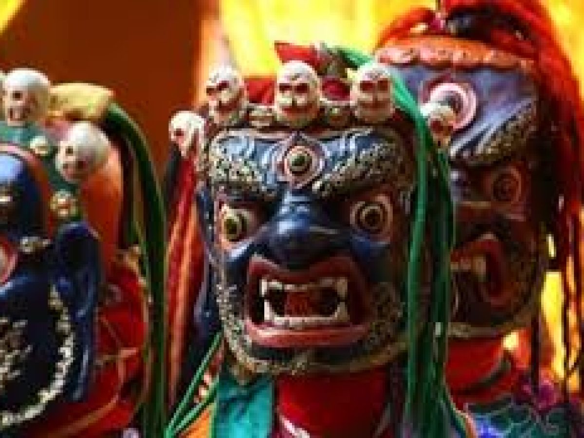 Tharpaling Thongdrol 2027 Festival in Bumthang with sacred Thongdrol unfurling and traditional masked dances