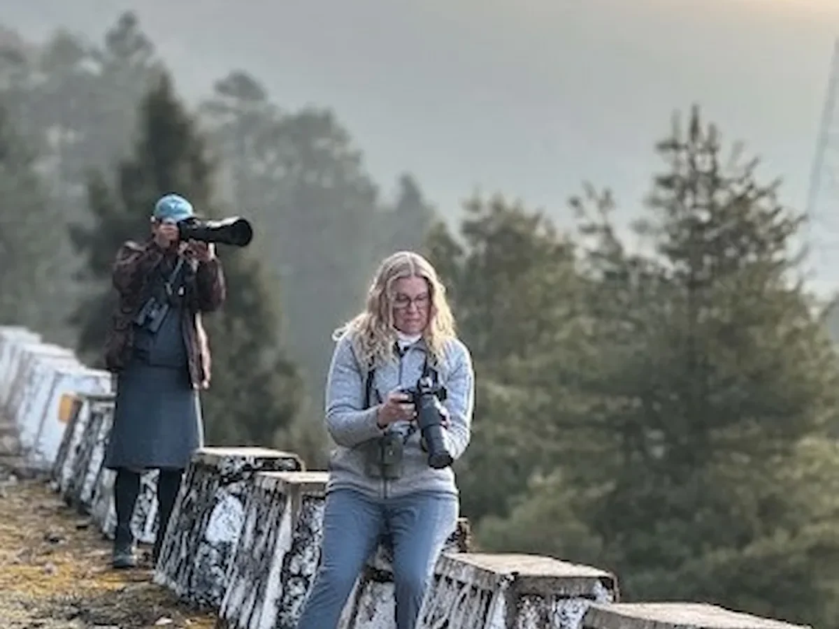 Travelers exploring Phobjikha Valley ahead of the Black Necked Crane Festival 2026